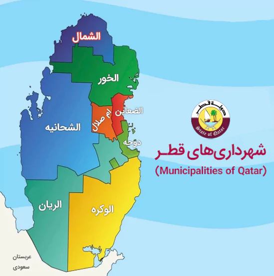 شهرداری ها و مناطق قطر