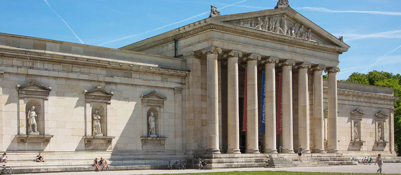 نمایی از ساختمان Glyptothek که در شهر مونیخ آلمان قرار دارد