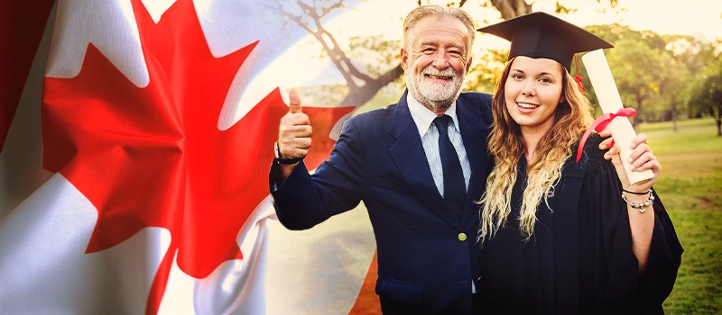 تصویر دانشجوی مهاجر به همراه پدرش