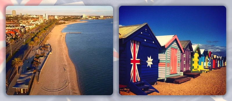 ساحل سنت کیلدا (St. Kilda Beach) در ملبورن