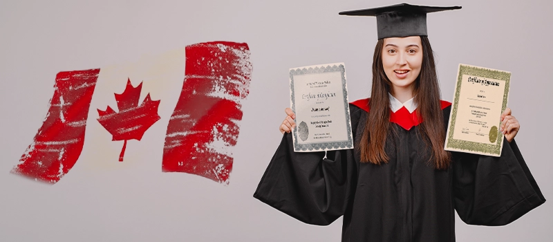 دانشجویی که ویزای همراه کانادا را تمدید کرده است