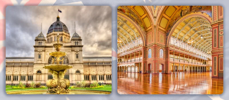 ساختمان نمایشگاه سلطنتی (Royal Exhibition Building) از قدیمیترین جاهای دیدنی شهر ملبورن