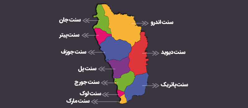 تقسیمات کشور دومینیکا