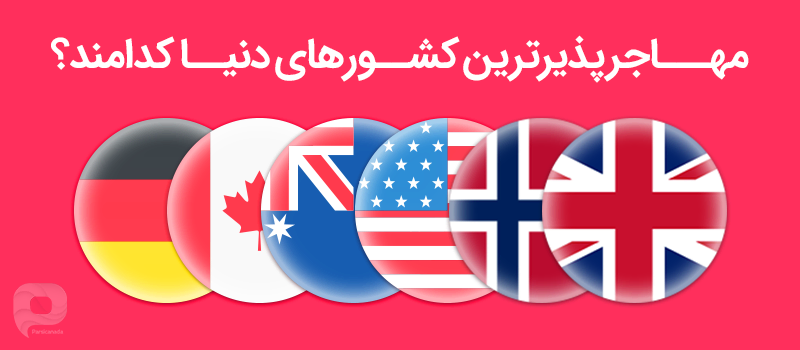 مهاجرپذیرترین کشورهای دنیا