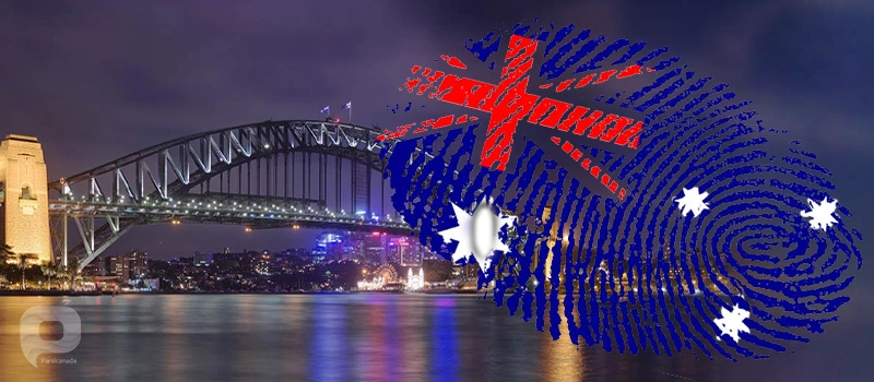 انگشت نگاری برای مهاجرت به استرالیا