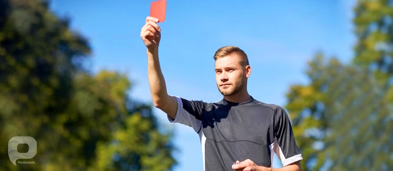 تصویر یک داور ورزشی