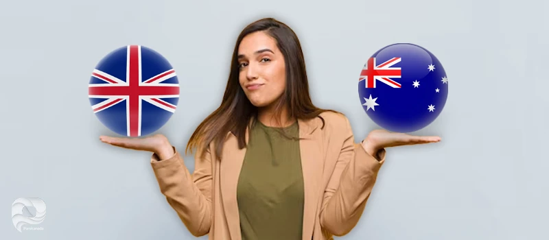 مقایسه استرالیا یا انگلیس برای مهاجرت