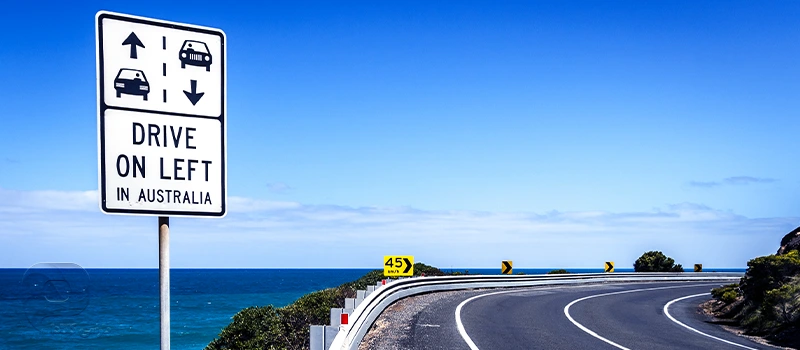 قوانین رانندگی در سمت چپ جاده در استرالیا