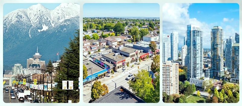 تصاویر محله های Kambi VillageFraser St Burnaby در ونکوور که ایرانی نشین هستند