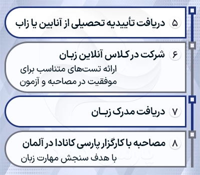 مراحل اخذ ویزای کاری آلمان در پارسی کانادا بخش 2