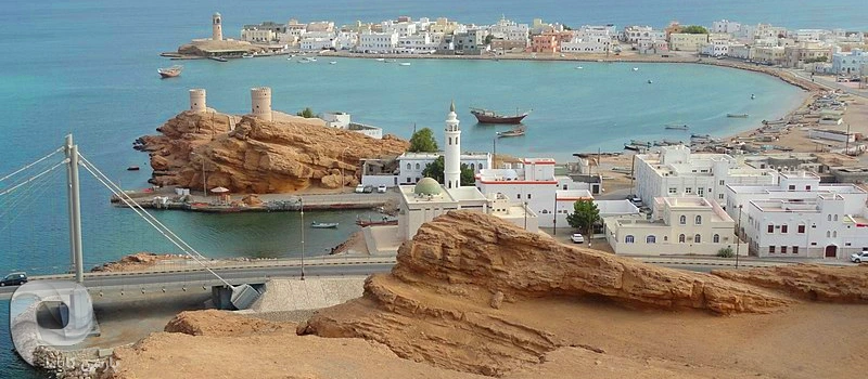 تصویری از شهر صور در عمان