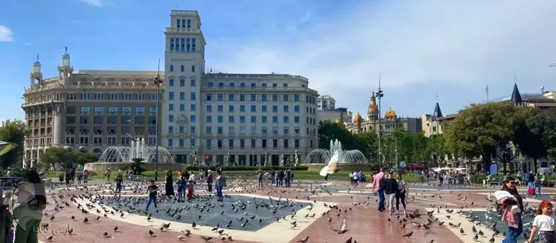 عکسی از شهر بارسلونا