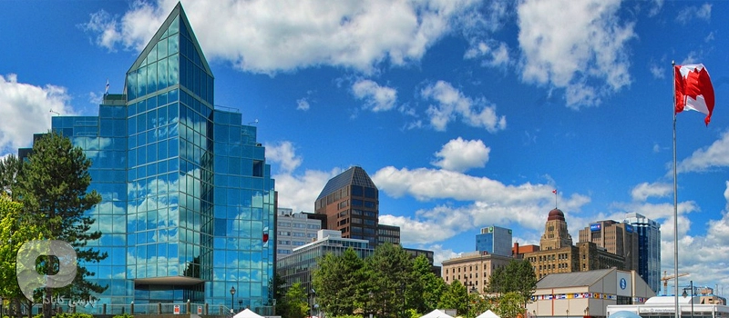 نمایی از شهر هالفیکس یکی از زیباترین شهرهای کانادا