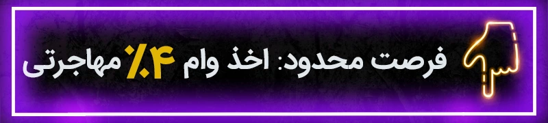 بنر وام 4 درصد مهاجرت