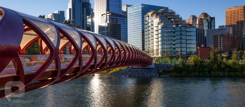 پل peace-bridge کلگری آلبرتا
