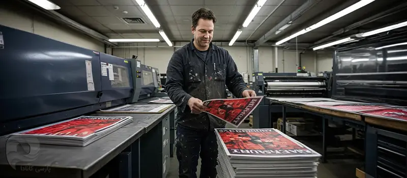 کارگر چاپ خانه کانادا