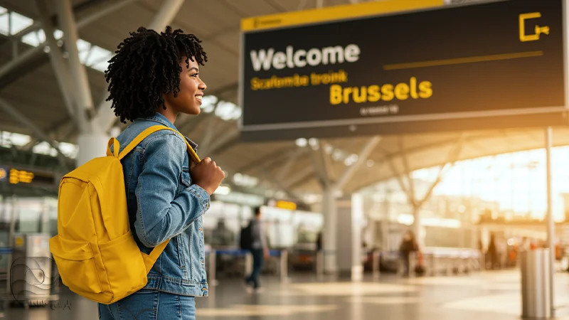 وورد به بلزیک پس از دریافتا ویزای دانشجویی بلژیک