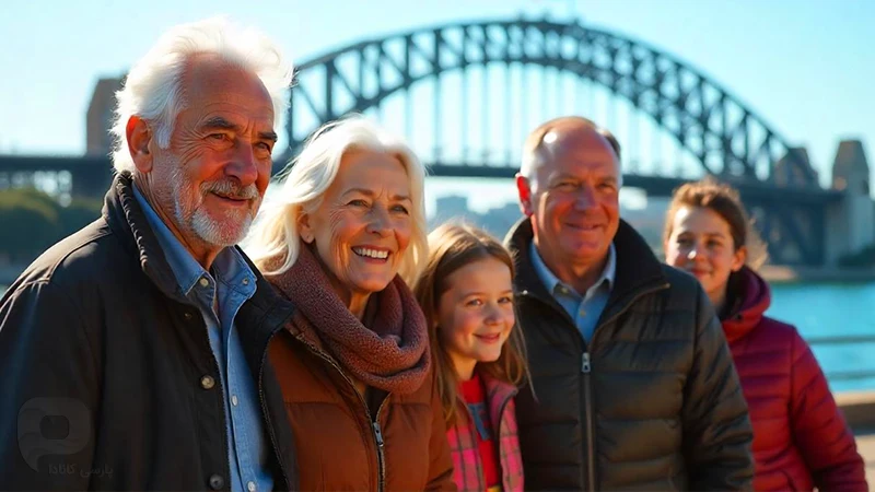 اخذ اقامت استرالیا از طریق ویزای والدین