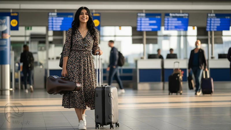 تصویر موزیسینی که در حال مهاجرت است