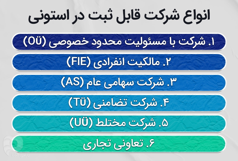 ثبت شرکت در استونی