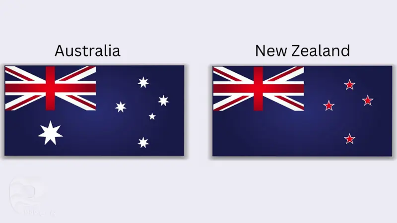 تفاوت پرچم استرالیا و نیوزلند