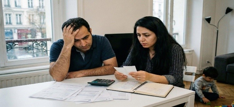 مشکلات مالی در مهاجرت