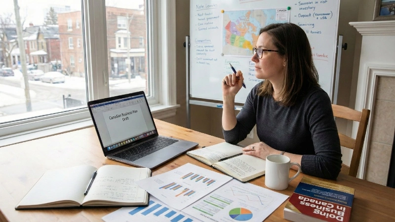 در حال نوشتن بیزینس پلن